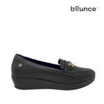 Mocasines de cuña Maritzza para mujer color negro