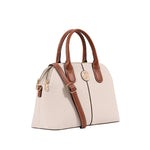 Cartera satchel Vana para mujer color hueso