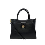 Cartera satchel Uga para mujer color negro