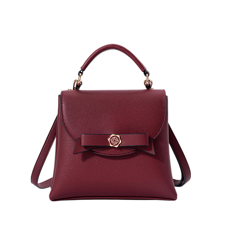 Cartera crossbody Toni para mujer color vino