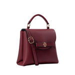 Cartera crossbody Toni para mujer color vino