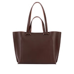 Cartera tote Valda para mujer color café