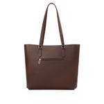 Cartera tote Zaira para mujer color café