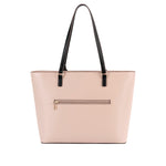 Cartera tote Tea para mujer color nude