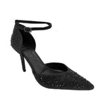 Tacones ankle strap Indra para mujer color negro