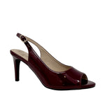 Tacones slingback Verena para mujer color vino