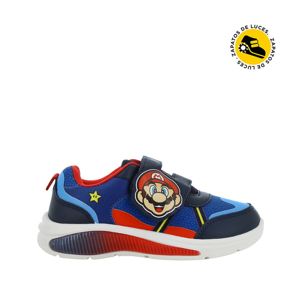 Tennis Mario para niño color azul y rojo