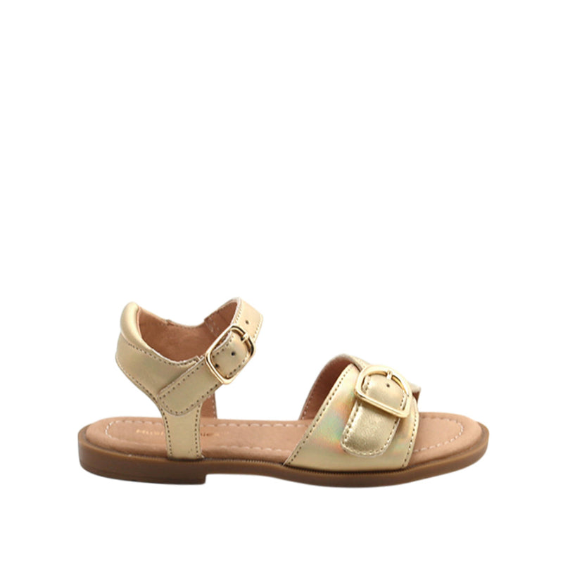 Sandalias Lucerna para niña color dorado