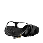 Sandalias de tacón Quilzel para mujer color negro