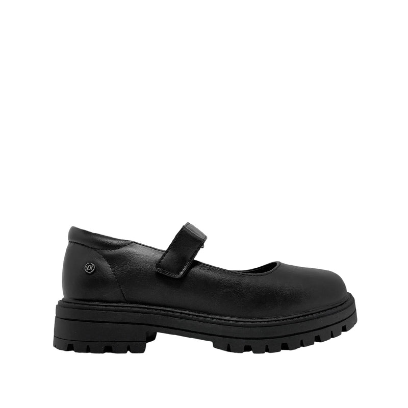 Ballerinas escolares Frances para niña color negro
