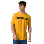 Camiseta Caterpillar Logo para hombre color amarillo