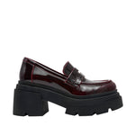 Mocasines Turnout para mujer color vino