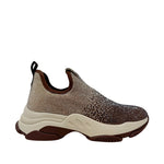 Sneakers slip on Mythical para mujer color café