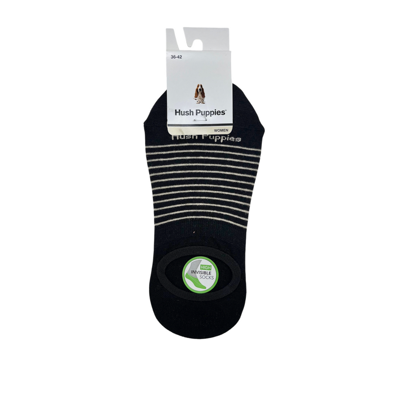 Calcetines invisibles Lines para mujer color negro