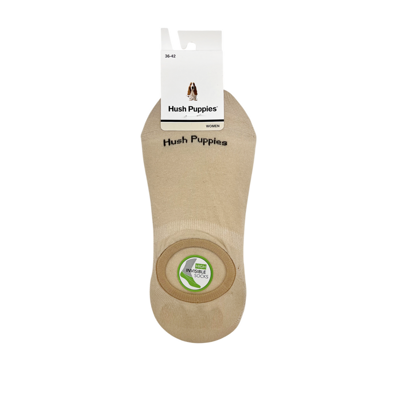 Calcetines invisibles Liso para mujer color beige