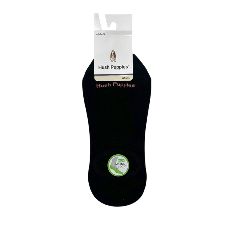 Calcetines invisibles Liso para mujer color negro
