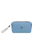 Cartera crossbody Libby para mujer color celeste