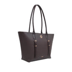 Cartera tote Adia para mujer color café