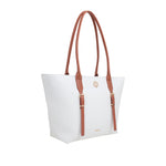 Cartera tote Adia para mujer color hueso