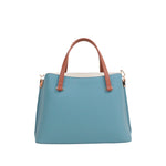 Cartera satchel Bunty para mujer color celeste