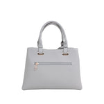 Cartera satchel Alora para mujer color gris