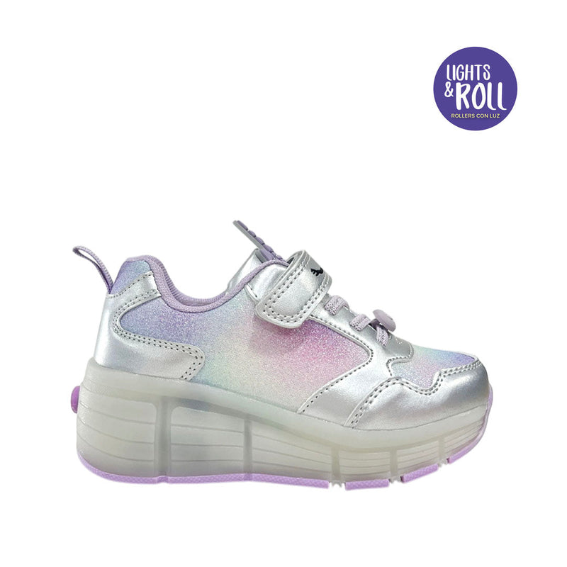 Sneakers con rueda Agata para niña color multi