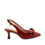 Tacones slingback Sydney para mujer color rojo