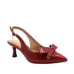 Tacones slingback Sydney para mujer color rojo