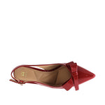 Tacones slingback Sydney para mujer color rojo