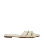 Sandalias slip on Dari para mujer color hueso