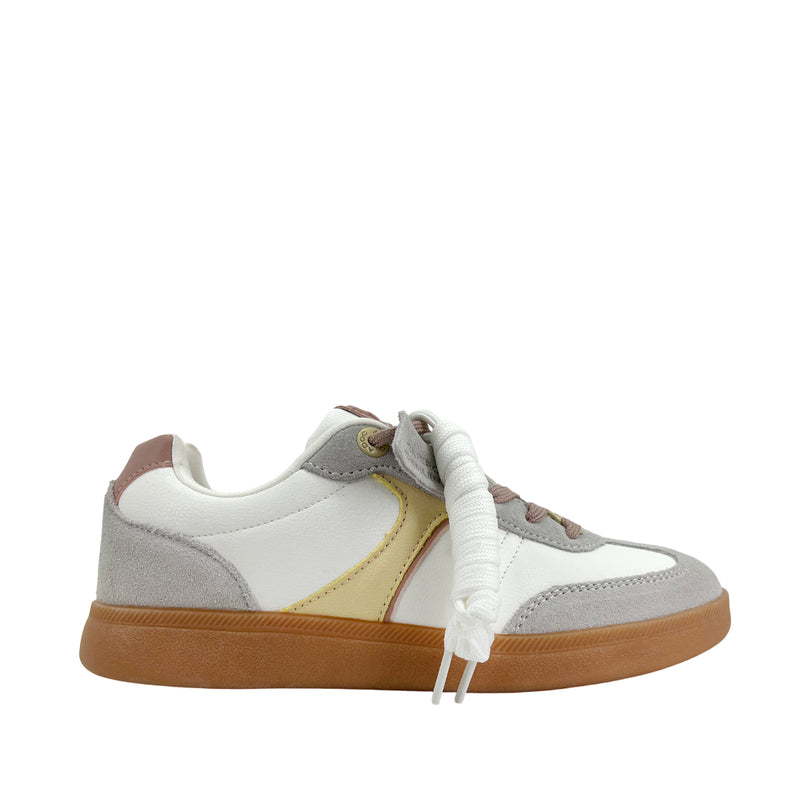 Sneakers Bristol para mujer color amarillo y blanco