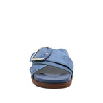 Sandalias flats Isha para mujer color celeste