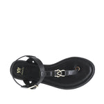 Sandalias flats Alice para mujer color negro