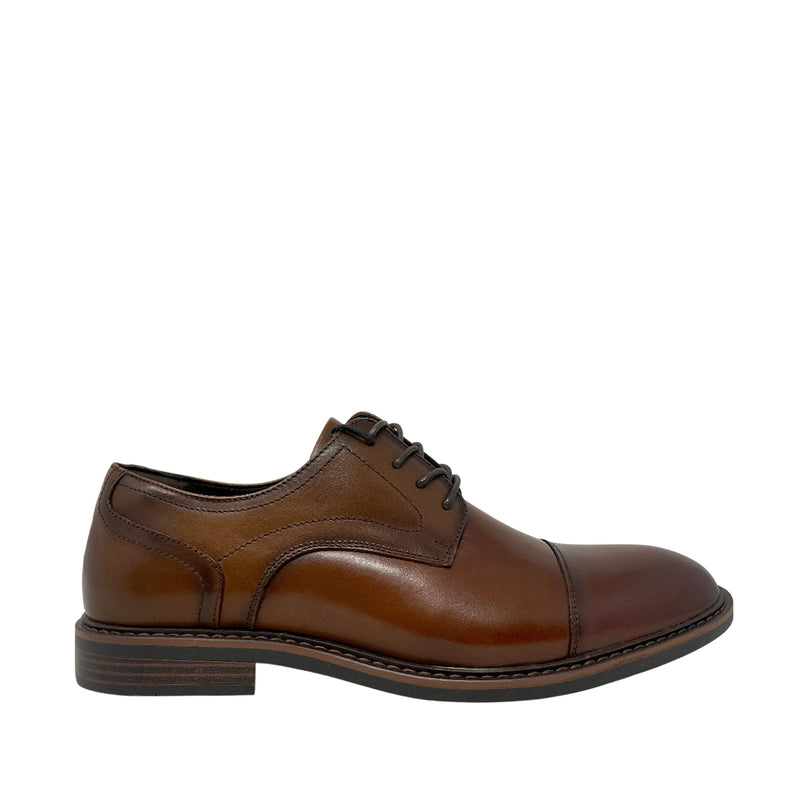 Oxfords cap toe Lewis para hombre color tan