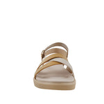 Sandalias flats Indyra para mujer color taupe
