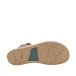 Sandalias flats Indyra para mujer color taupe