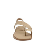 Sandalias flats Gisele para mujer color arena