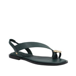 Sandalias flats Gisele para mujer color azul