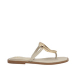 Sandalias flats Daria para mujer color hueso