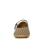 Flats Gianni para mujer color nude