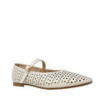 Flats Gianni para mujer color hueso