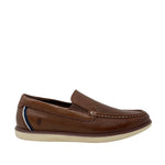 Casuales slip on Fitz para hombre color café