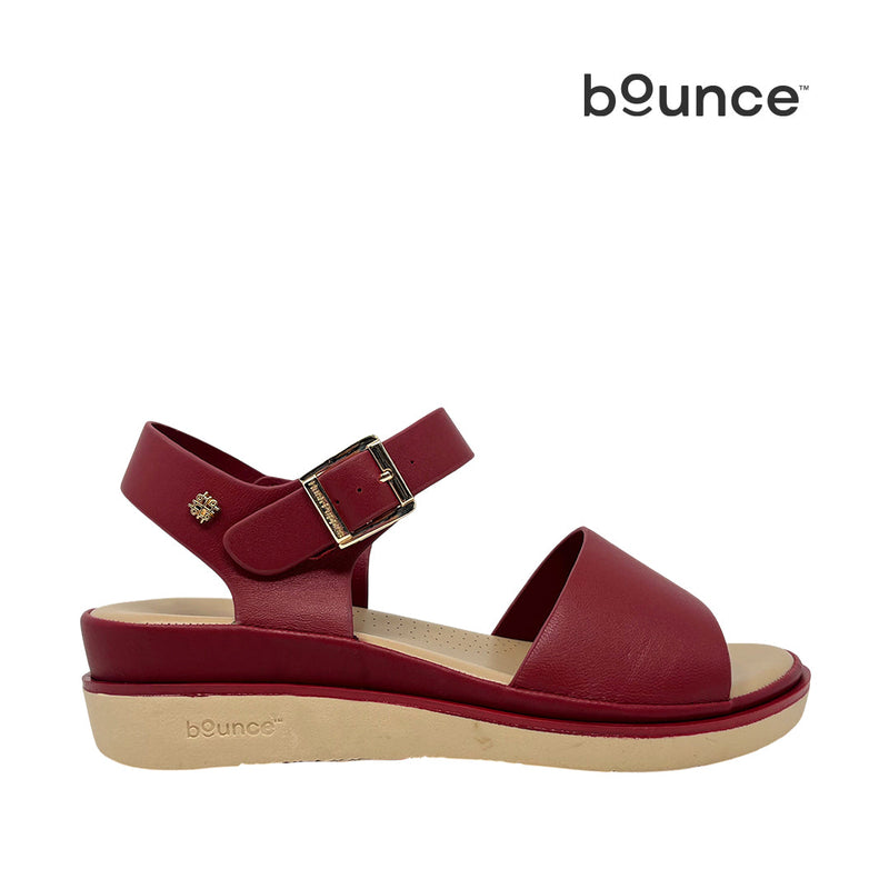 Sandalias flats Robertha para mujer color rojo