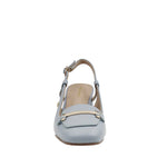 Tacones slingback Isadora para mujer color celeste