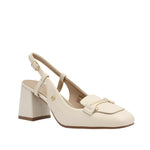 Tacones slingback Isadora para mujer color taupe