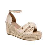 Sandalias de plataforma Lana para mujer color hueso