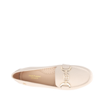 Mocasines Lorry para mujer color hueso
