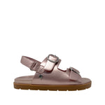 Sandalias Giannina para niña color oro rosa