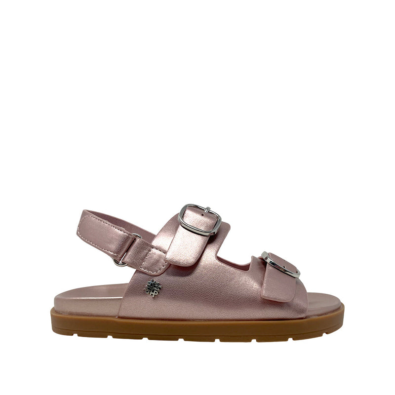 Sandalias Giannina para niña color oro rosa