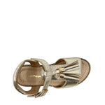 Sandalias flats Aitana para niña color dorado